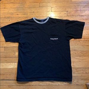 Vintage 90s Nautica Pocket Tee